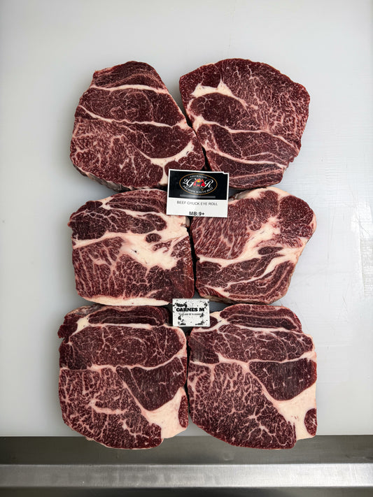 Chuck Roll (Diezmillo) Full Blood Wagyu Australiano - 2GR 9+